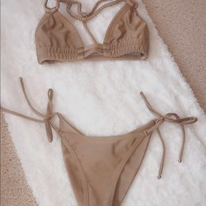 Golden bikini from montce swim